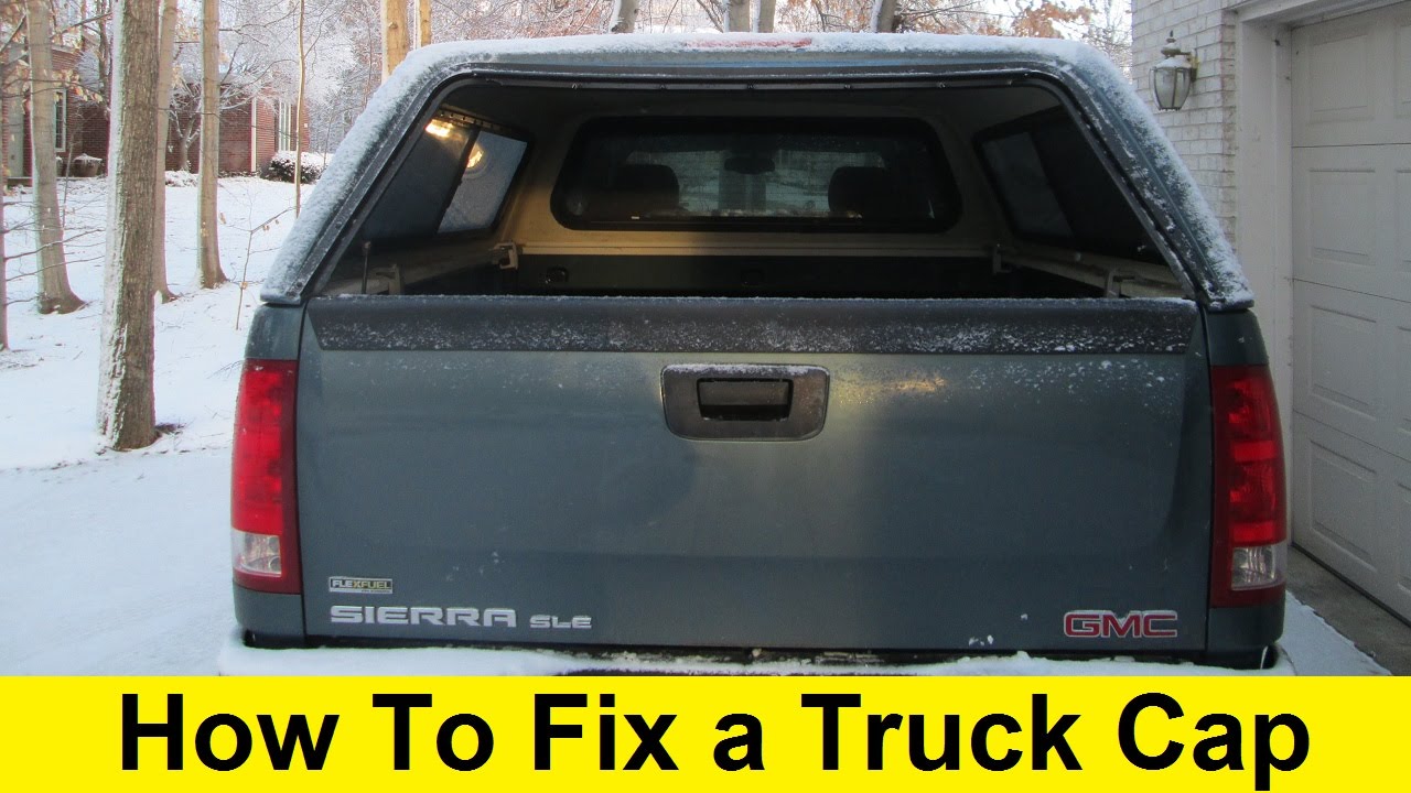 How to replace a window in a truck cap